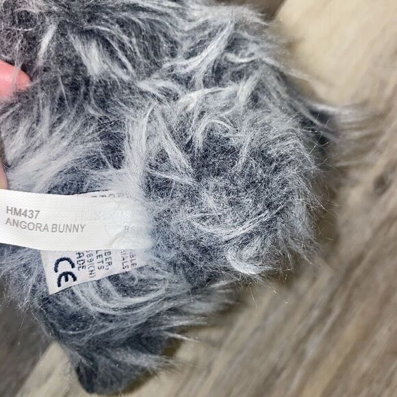 Webkinz Stuffed Angora Gray Bunny Rabbit Toy Animal Ganz no code 8" - Picture 5 of 6